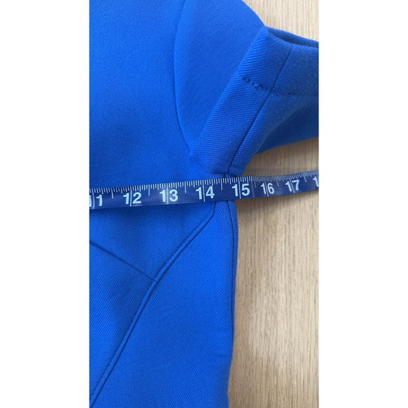 Tibi Dress Womens Half Sleeve Mini Scuba Cobalt Blue Dress Size Small 1769 - Picture 7 of 9